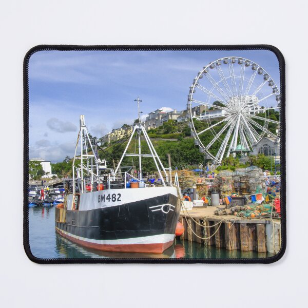 Item preview, Torquay Fishing Boat Devon England designed and sold by GG WALL ART.