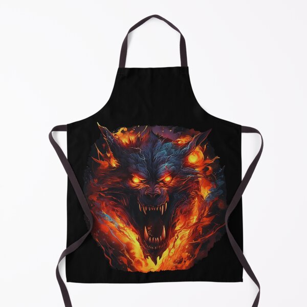 Item preview, Evil dog demon in flames HELLHOUND  designed and sold by SkyEditor.