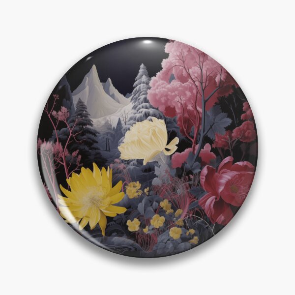 Item preview, Negative Effect Landscape of Nature, Flowers and Mountains designed and sold by Je-we.