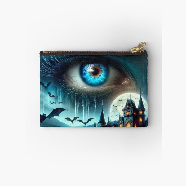 Item preview, The Haunted Gaze: Terrifying Blue Eye in a Haunted Castle designed and sold by OlaMarket.