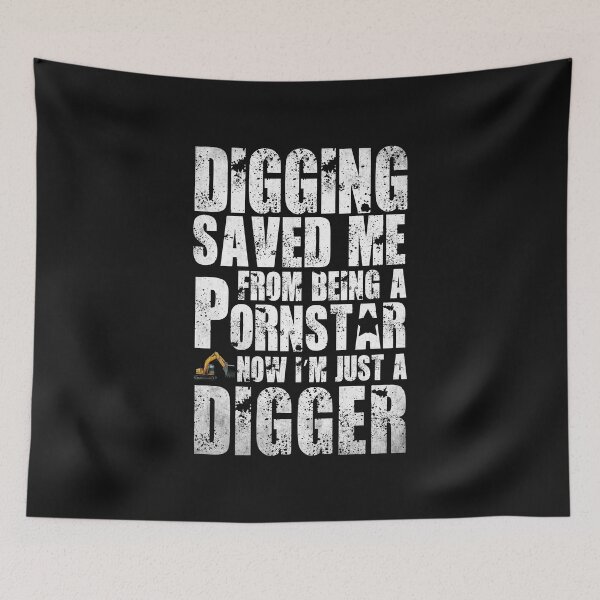 Item preview, Digging Save Me From Being A.. / Digger / Mining designed and sold by Tee Hub.