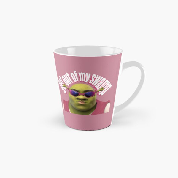 Item preview, Pink Shrek Get Out Of My Swamp Funny Meme designed and sold by Andreeapoplaza.