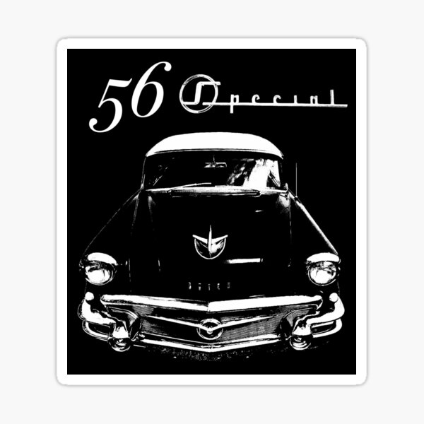 "56 Special" Sticker for Sale by JustAGearHead | Redbubble