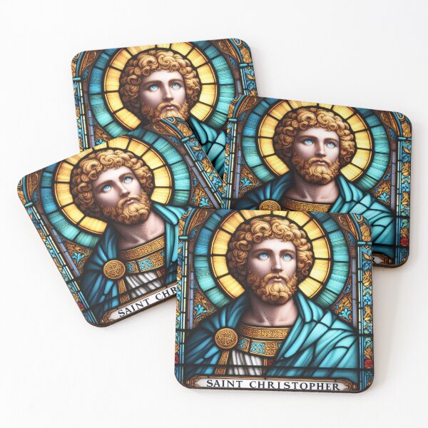 Item preview, Saint Christopher The Patron Saint of Travelers designed and sold by ClassicRetroism.
