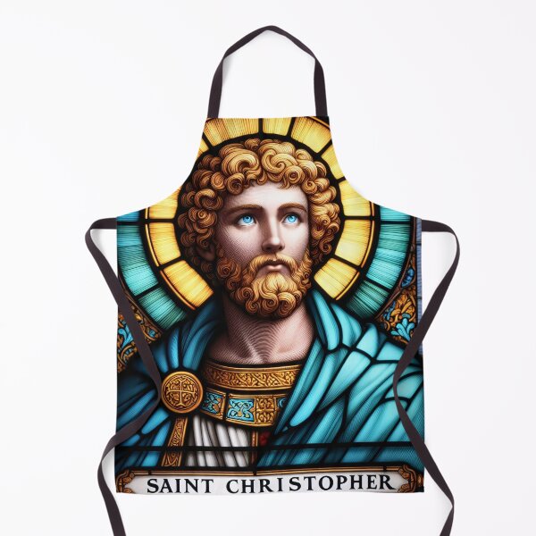 Item preview, Saint Christopher The Patron Saint of Travelers designed and sold by ClassicRetroism.