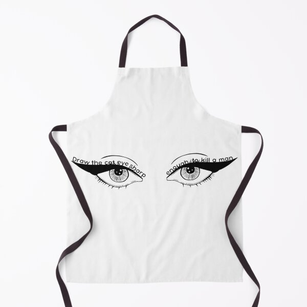 Item preview, Draw the cat eye sharp enough to kill a man Taylor Vigilante Midnights Silhouette Quote Lyric designed and sold by Printopia-.