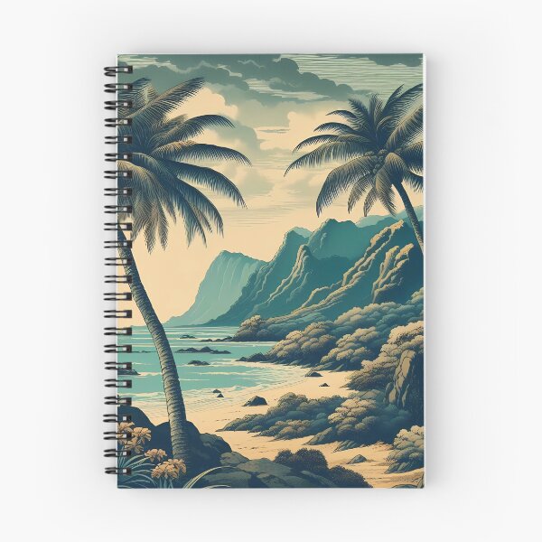 Item preview, Sea and Mountains landscape. Palms on the beach. iPhone and Samsung Galaxy case cover designed and sold by RoManSmArt.