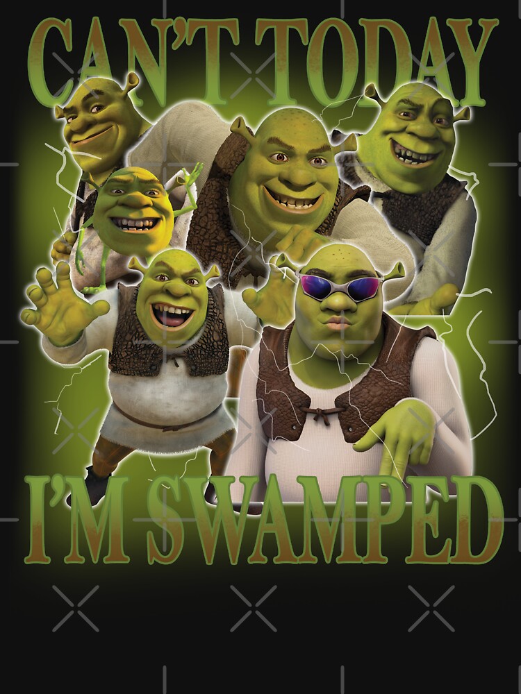 Thumbnail 7 of 7, Classic T-Shirt, Can't Today I'm Swamped and Fiona Funny Shrek Sassy designed and sold by Andreeapoplaza.