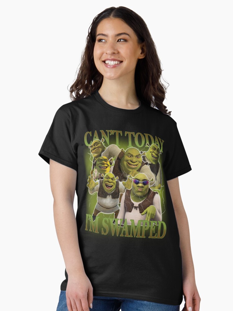 Thumbnail 2 of 7, Classic T-Shirt, Can't Today I'm Swamped and Fiona Funny Shrek Sassy designed and sold by Andreeapoplaza.