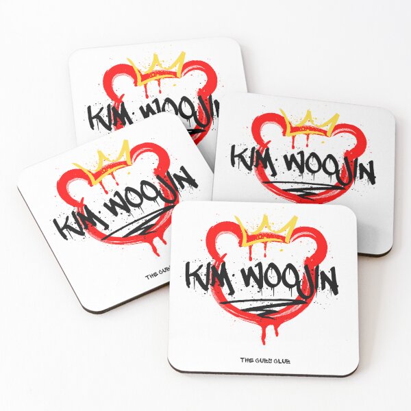 Item preview, KIM WOOJIN GRAFFITI (VERSIÓN ROJA 1) designed and sold by TheCubsClub.
