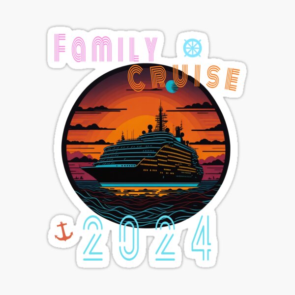 Anchors Away Family Cruise 2024 (IRON ON TRANSFER SHEET ONLY