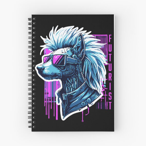 Item preview, Cyberpunk Chinese Crested designed and sold by BarkandStick.