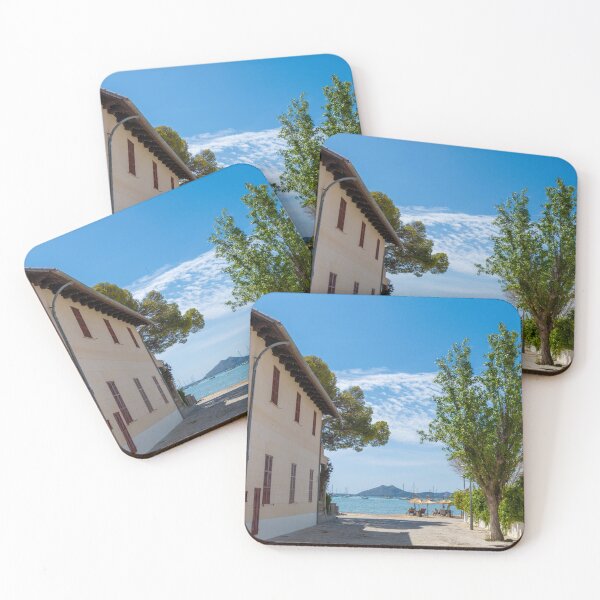 Item preview, Puerto Pollensa Side Streets Mallorca designed and sold by GG WALL ART.