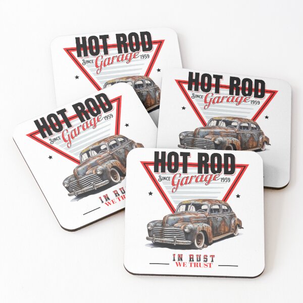 Item preview, Hot rod garage - In rust we trust- Car madness - king of the road - Car madness - I'm not old I'm classic  designed and sold by JansenGS.
