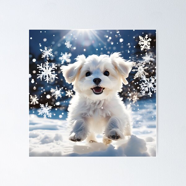 Item preview, Snowflake pup designed and sold by Ameen Shifa.