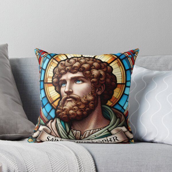 Item preview, Saint Christopher The Patron Saint of Travelers designed and sold by ClassicRetroism.