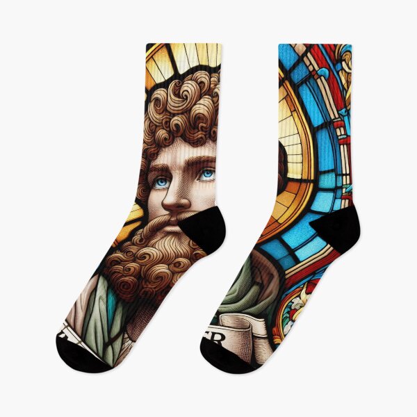 Item preview, Saint Christopher The Patron Saint of Travelers designed and sold by ClassicRetroism.
