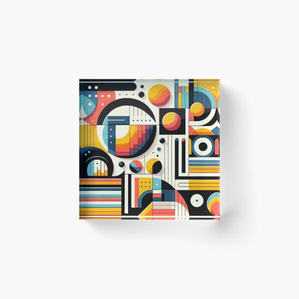 Item preview, "Colorplay Geometry: Modern Abstract Design" designed and sold by APARTAI EU.