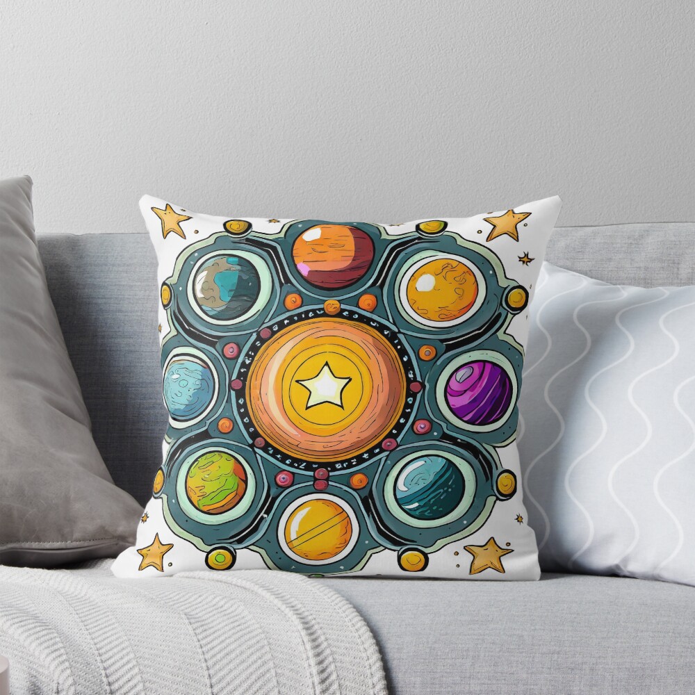 Item preview, Throw Pillow designed and sold by SW-Graphics.