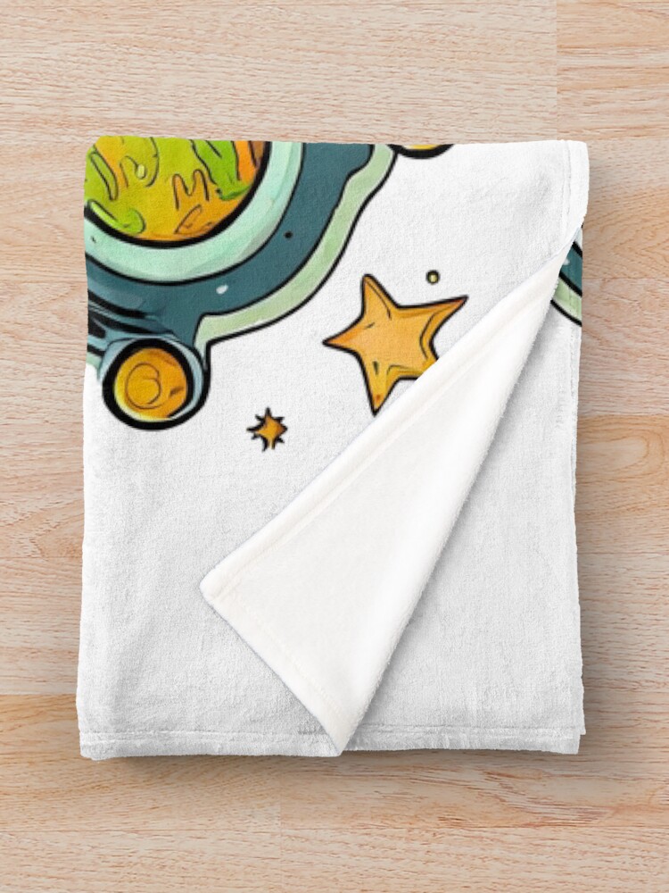 Thumbnail 3 of 6, Throw Blanket, The Solar System designed and sold by SW-Graphics.
