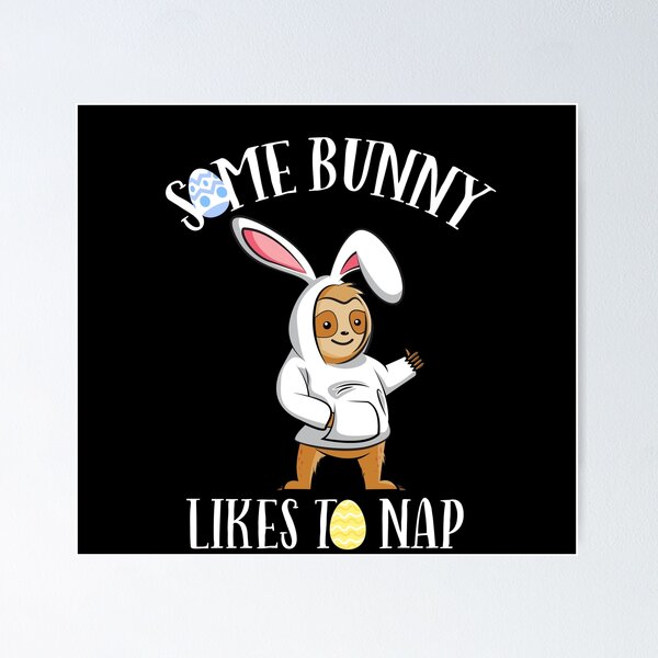 Item preview, SOME BUNNY EGGS HOODIE Bunny Nap Nap Queen Easter Egg Some Bunny Bunny Design Sleep Design Easter designed and sold by Rhynowear.