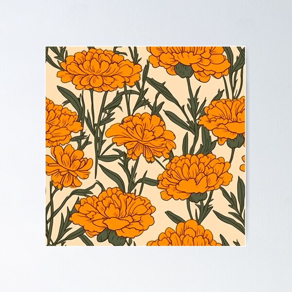 Item preview, Prado de caléndula designed and sold by PrettyPatternss.