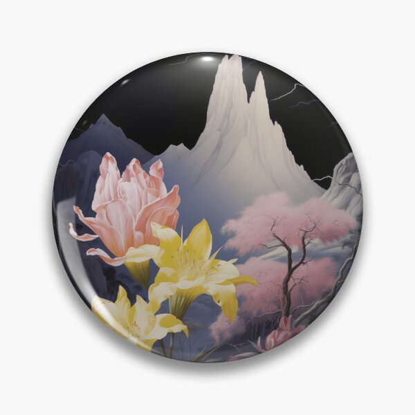 Item preview, Negative Effect Landscape of Nature, Flowers and Mountains designed and sold by Je-we.