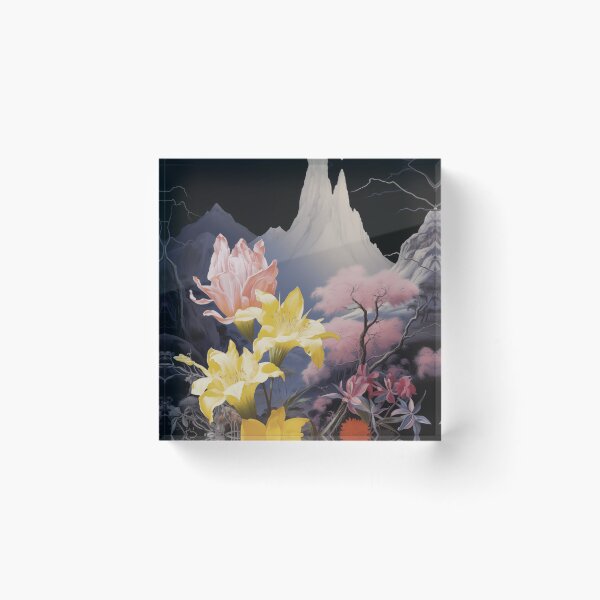 Item preview, Negative Effect Landscape of Nature, Flowers and Mountains designed and sold by Je-we.