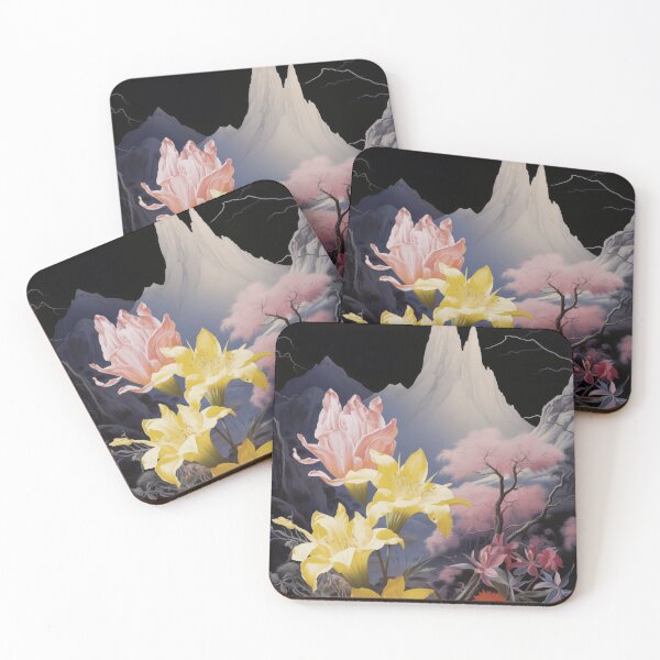 Item preview, Negative Effect Landscape of Nature, Flowers and Mountains designed and sold by Je-we.