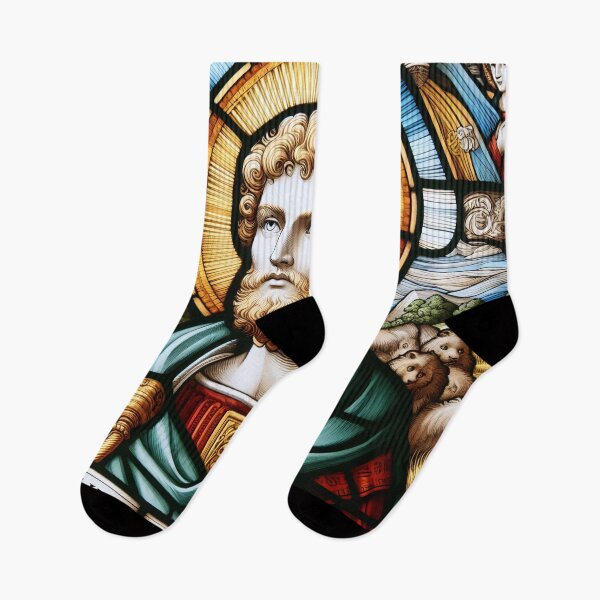 Item preview, Saint Christopher The Patron Saint of Travelers designed and sold by ClassicRetroism.