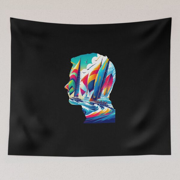 Item preview, "Mindful Sailing - A Portrait of Nautical Dreams" designed and sold by ChromaticBlend.