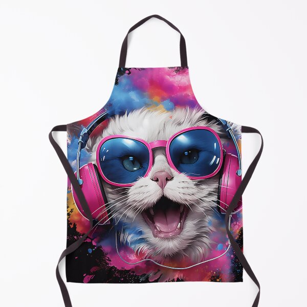 Item preview, “Feline Groovy: The Music Loving Cat!” designed and sold by Art-Vortex-fr.