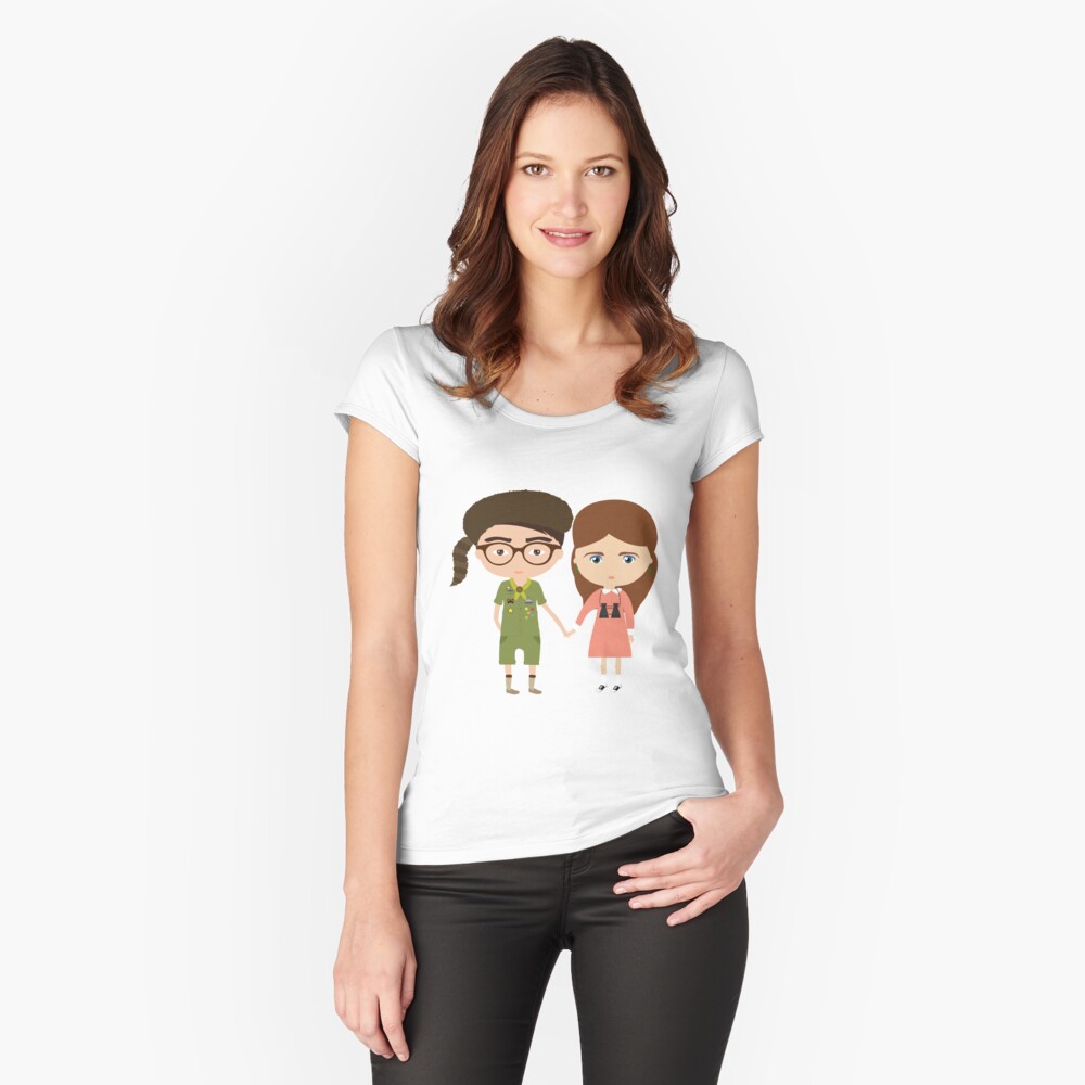 Vista previa del artículo con la obra «Camiseta entallada de cuello ancho», diseñado y vendido por creotumundo.
