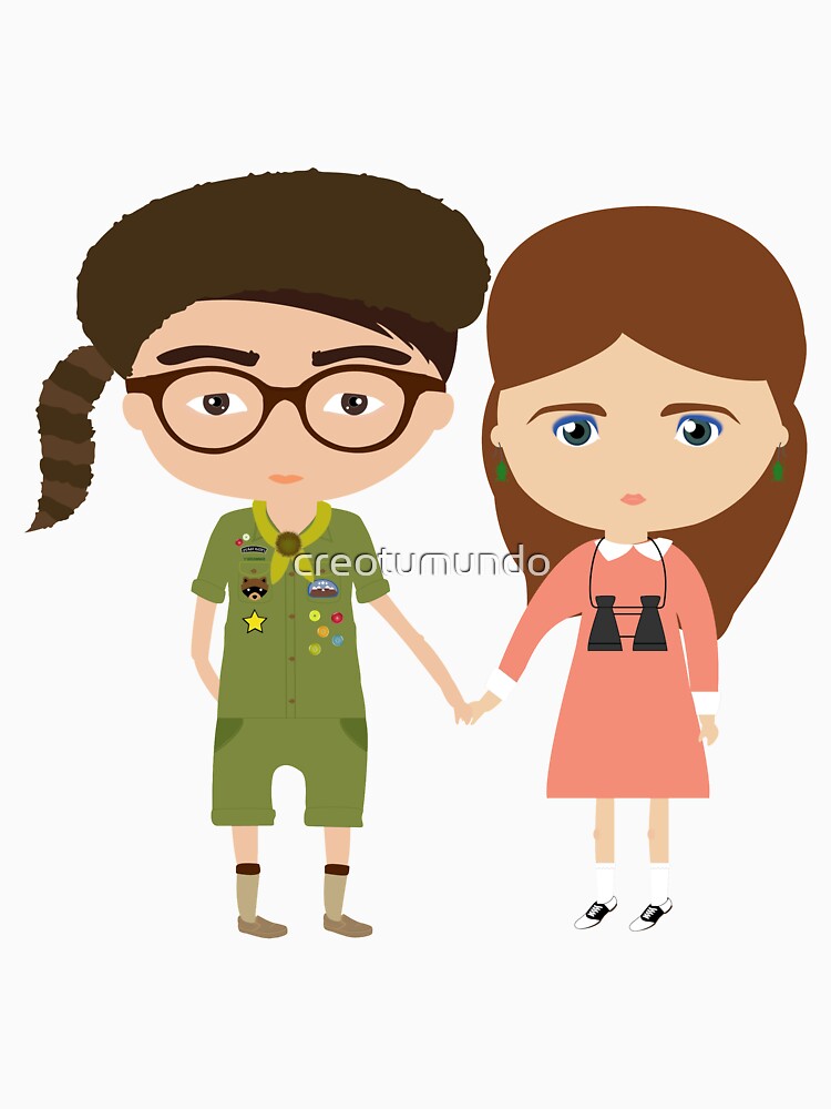 Imagen 7 de 7, Camiseta clásica con la obra Moonrise Kingdom, diseñada y vendida por creotumundo.