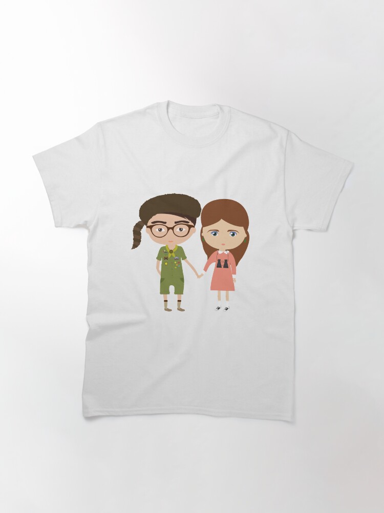 Imagen 2 de 7, Camiseta clásica con la obra Moonrise Kingdom, diseñada y vendida por creotumundo.