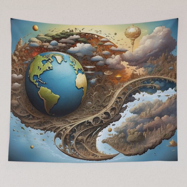 Item preview, A Fractal Fantasy World - 6 designed and sold by nyathiwa.