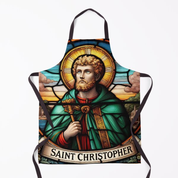 Artikelvorschau, Heiliger Christophorus, der Schutzpatron der Reisenden entworfen und verkauft von ClassicRetroism.