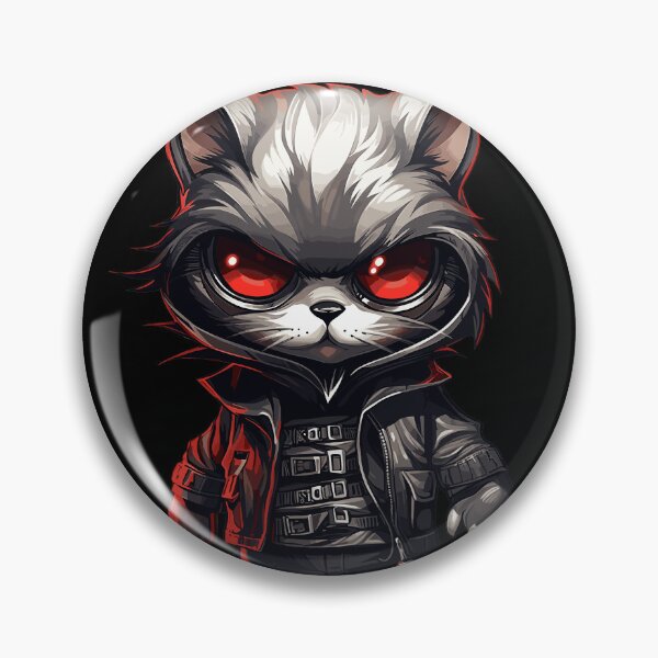 Item preview, Cyberpunk Cat Biker  designed and sold by EternalDelight1.