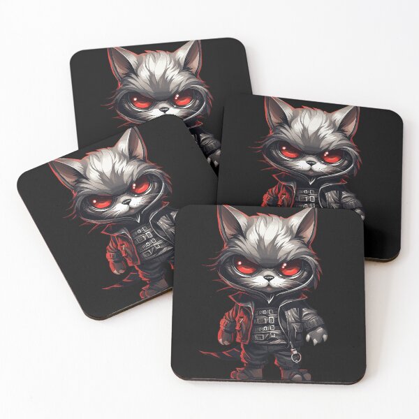 Item preview, Cyberpunk Cat Biker  designed and sold by EternalDelight1.