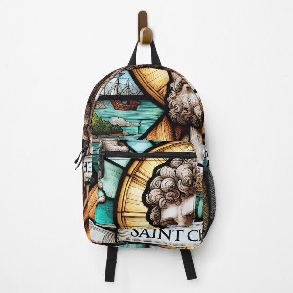 Item preview, Saint Christopher The Patron Saint of Travelers designed and sold by ClassicRetroism.