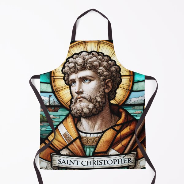 Artikelvorschau, Heiliger Christophorus, der Schutzpatron der Reisenden entworfen und verkauft von ClassicRetroism.
