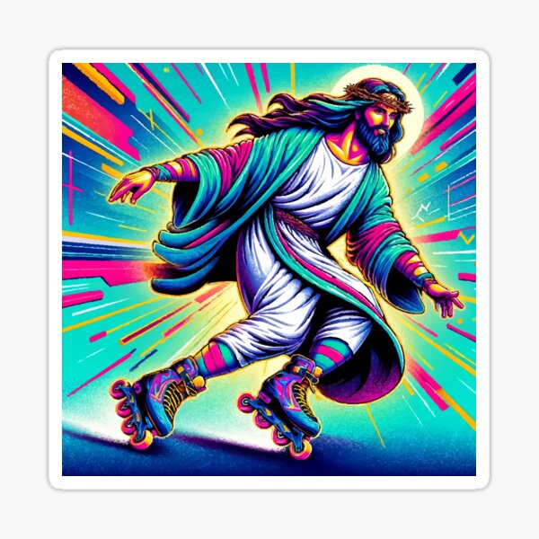 Item preview, Rollerblading Jesus designed and sold by KzooSteban.