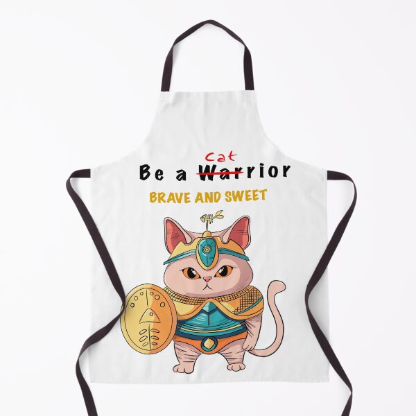 Item preview, Be A (Cat) Warrior BRAVE AND SWEET designed and sold by CANDYFrog.