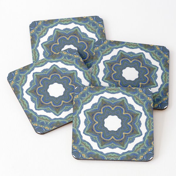 Item preview, Merry Xmas and Happy New Year! gold and blue designed and sold by FluidArtByLK.