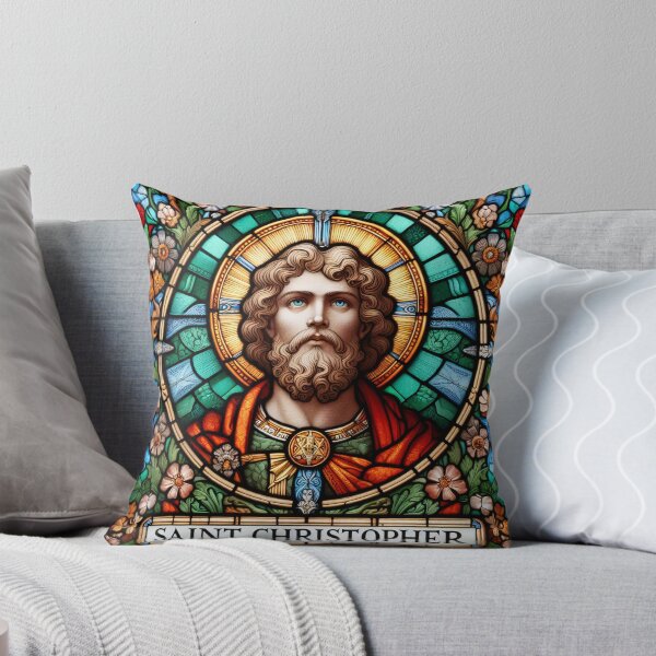Item preview, Saint Christopher The Patron Saint of Travelers designed and sold by ClassicRetroism.
