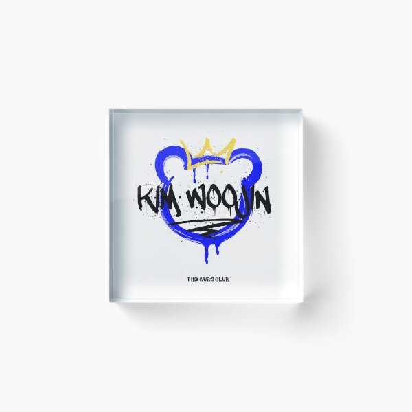 Artikelvorschau, KIM WOOJIN GRAFFITI (BLAU VERSION 1) entworfen und verkauft von TheCubsClub.