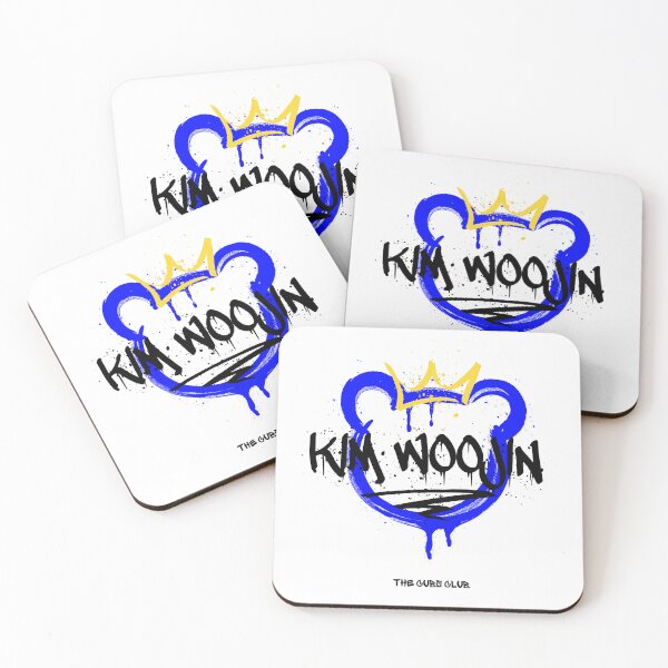 Item preview, KIM WOOJIN GRAFFITI (VERSIÓN AZUL 1) designed and sold by TheCubsClub.