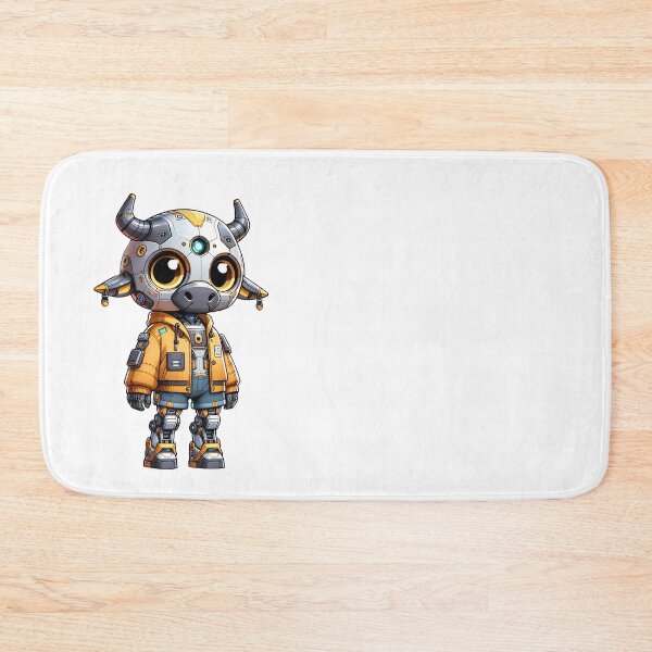 Item preview, Cute Cyberpunk Robot Ox! designed and sold by kukamatsu.