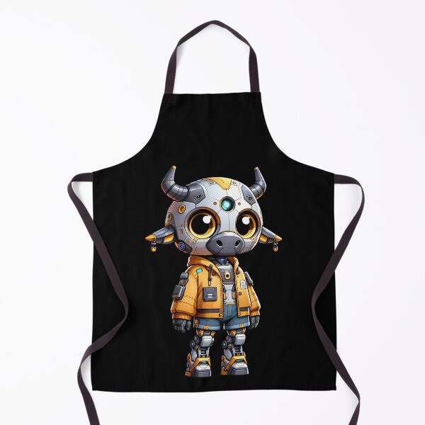 Item preview, Cute Cyberpunk Robot Ox! designed and sold by kukamatsu.