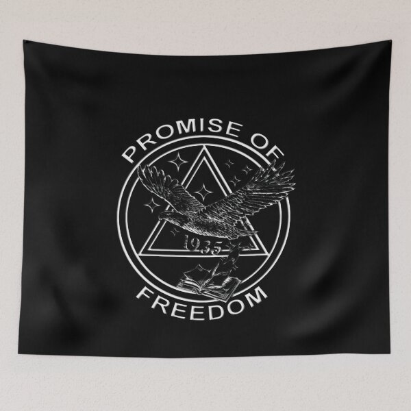 Item preview, AA PROMISE OF FREEDOM - B&W designed and sold by NA-WEARS.